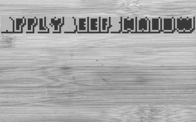 ApplyBeefShadow Fonte examples