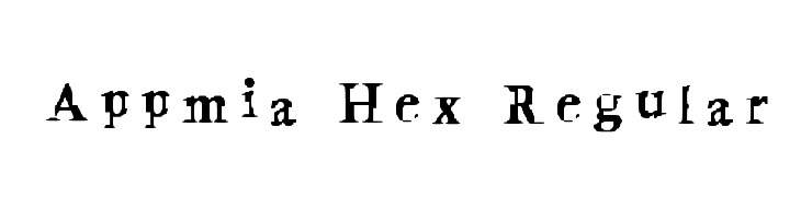 Appmia Hex Regular Fonte