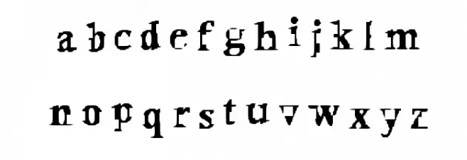 Appmia Hex Regular Schriftart Kleinbuchstaben