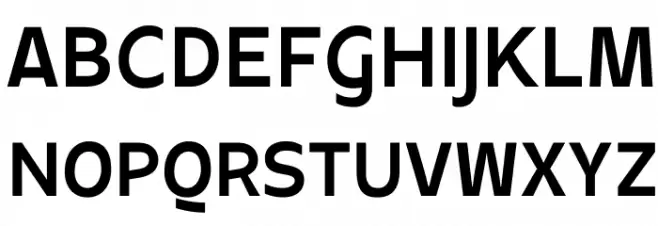 Apricity Bold Schriftart Groß