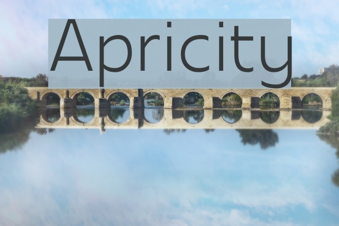 Apricity.