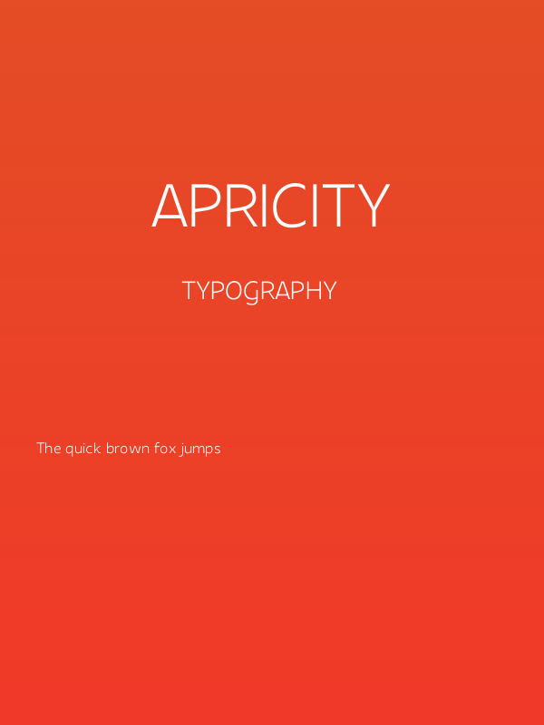 Apricity Poster
