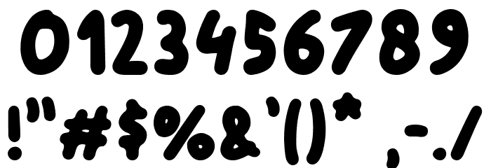 Apricot Font OTHER CHARS