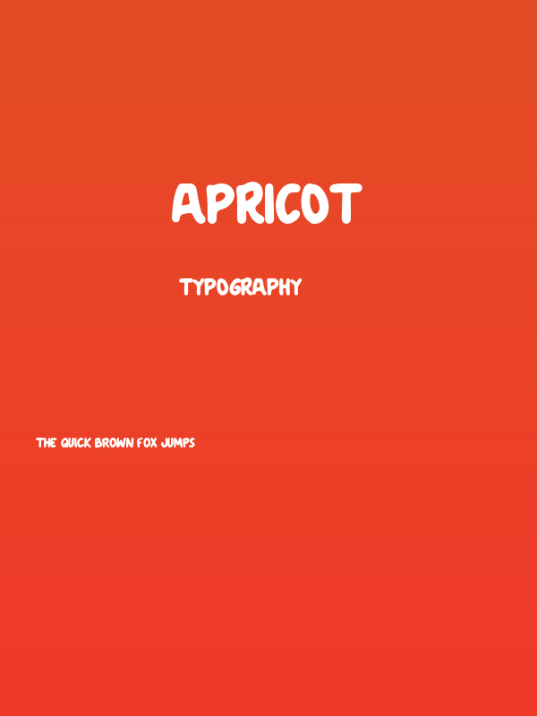 Apricot Poster