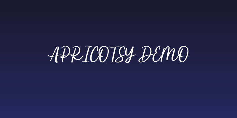 Apricotsy Demo Social Header