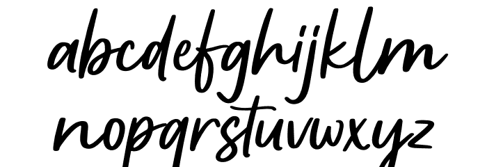 Apricotsy Demo Font LOWERCASE