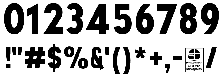 Aprikas Black Demo Font OTHER CHARS
