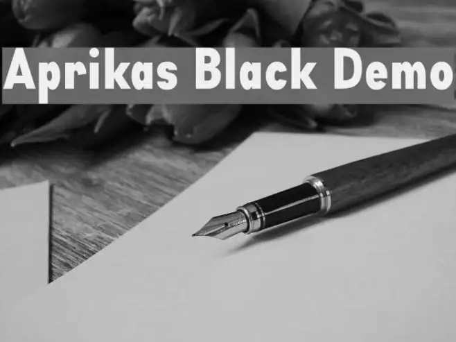 Aprikas Black Demo Example 1