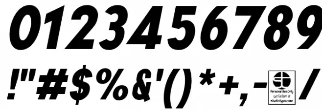 Aprikas Black Italic Demo Font OTHER CHARS