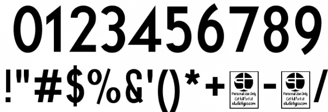 Aprikas Bold Demo Font OTHER CHARS