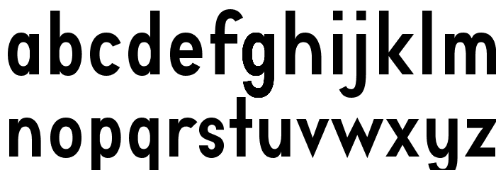 Aprikas Bold Demo Font LOWERCASE