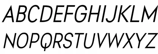 Aprikas Italic Demo Caratteri MAIUSCOLE