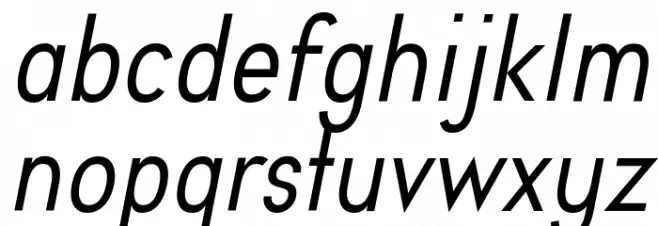 Aprikas Italic Demo फ़ॉन्ट लोअरकेस