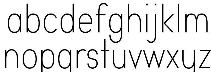 Aprikas Light Demo Font LOWERCASE