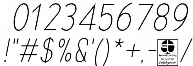 Aprikas Light Italic Demo 字体 其它煤焦