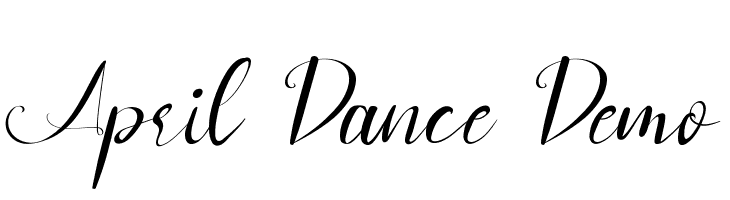 April Dance Demo  नि: शुल्क फ़ॉन्ट्स डाउनलोड