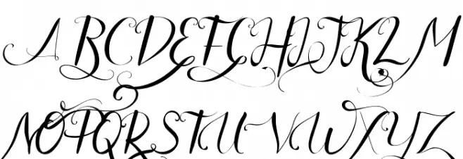 April Dance Demo Font OTHER CHARS
