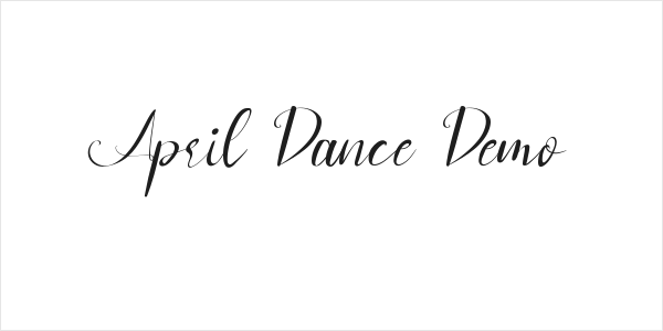 April Dance Demo Logo