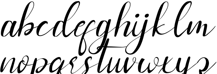 April Dance Demo Font LOWERCASE