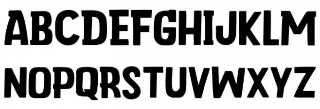 April Easter Font Litere mari