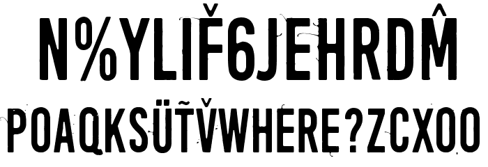April Fools' Day Crazy vrs Font LOWERCASE