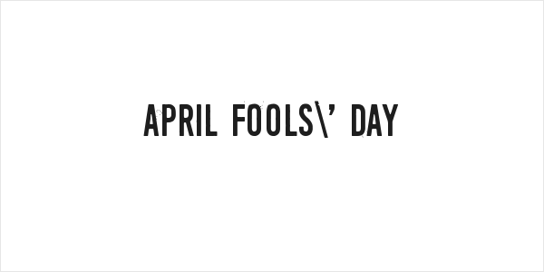 April Fools' Day Logo