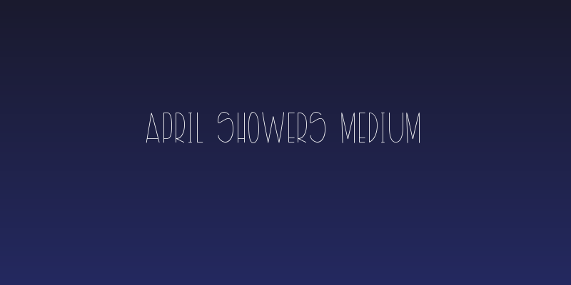 April Showers Medium Social Header