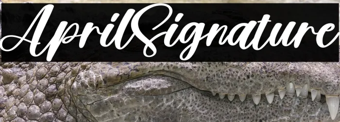 April Signature Example 3
