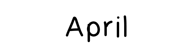 April Font