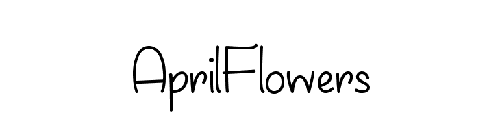 AprilFlowers Font