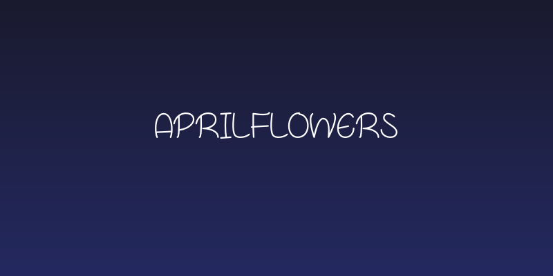 AprilFlowers Social Header