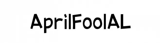 AprilFoolAL  font caratteri gratis