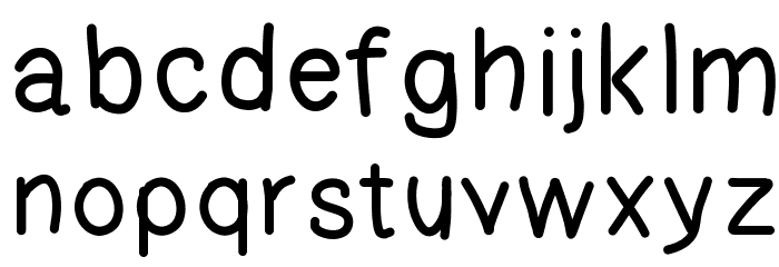 April Font LOWERCASE
