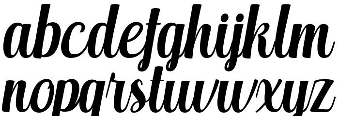 Aprilea Font LOWERCASE