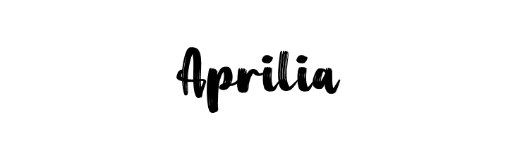 Aprilia フォント