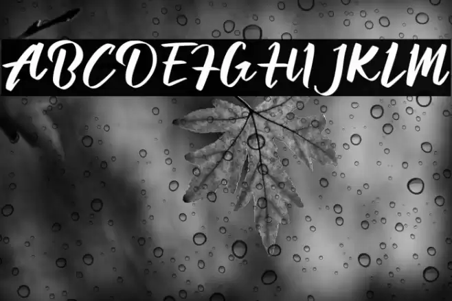 Aprillia Wijaya Demo Version Font examples