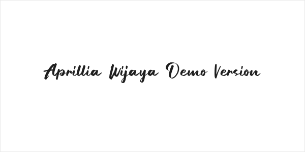 Aprillia Wijaya Demo Version Logo