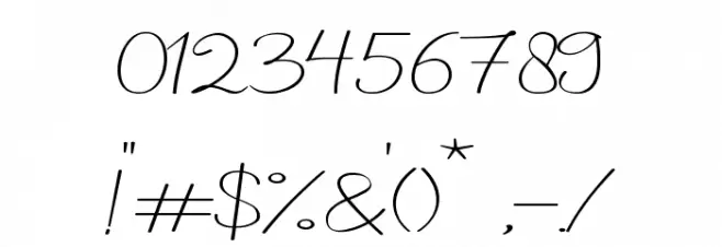 Aprilliant Font OTHER CHARS