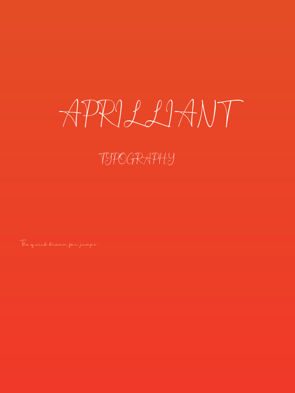 Aprilliant Poster