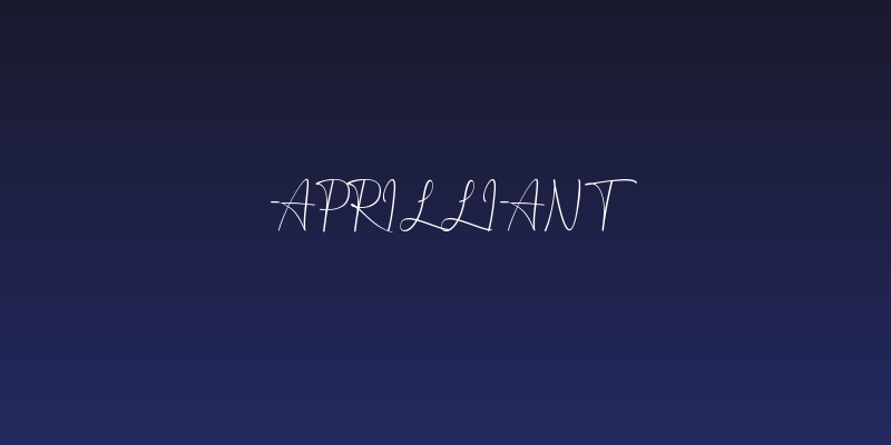 Aprilliant Social Header