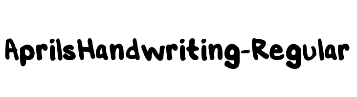 AprilsHandwriting-Regular Fuentes