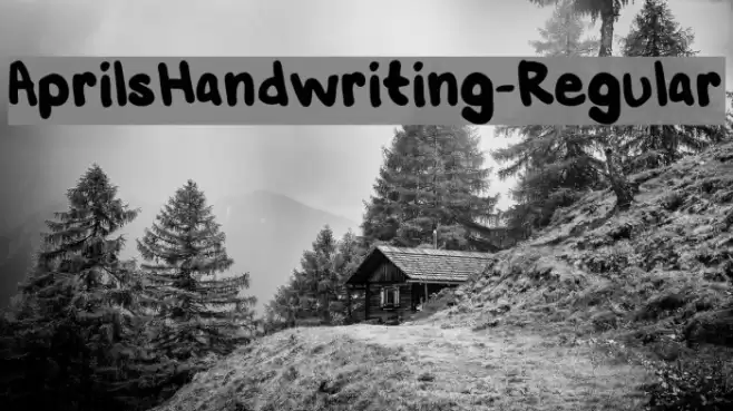 AprilsHandwriting-Regular Fuentes examples