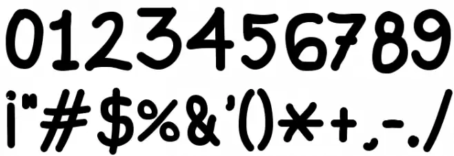 Aprim-Bold Font OTHER CHARS