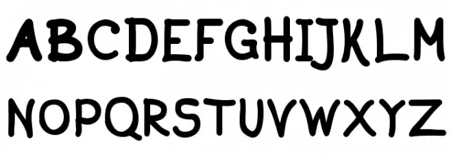 Aprim-Bold フォント 大文字