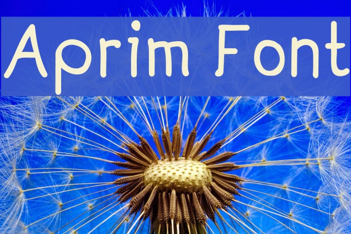 Aprim Font examples
