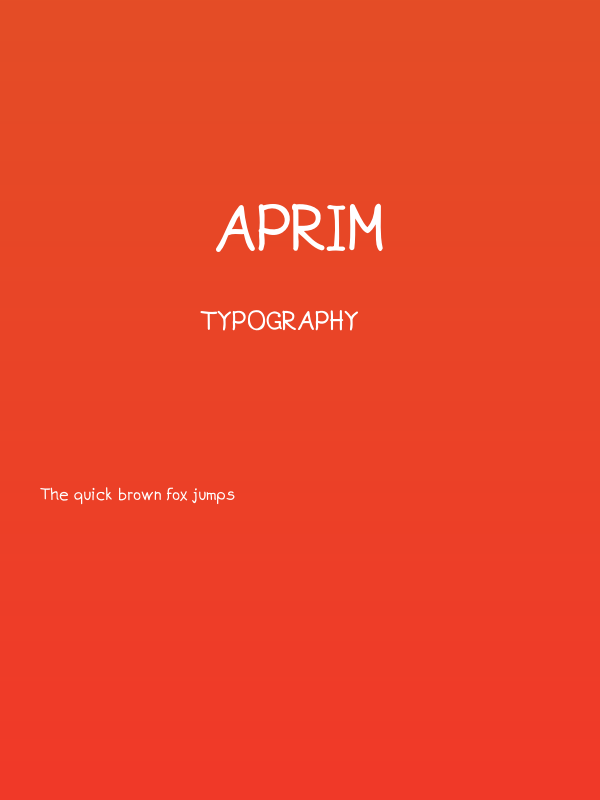 Aprim Poster
