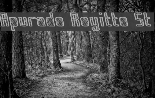 Apurado Royitto St Font examples