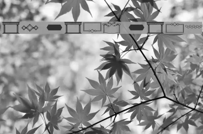 ap fancy frames Font examples