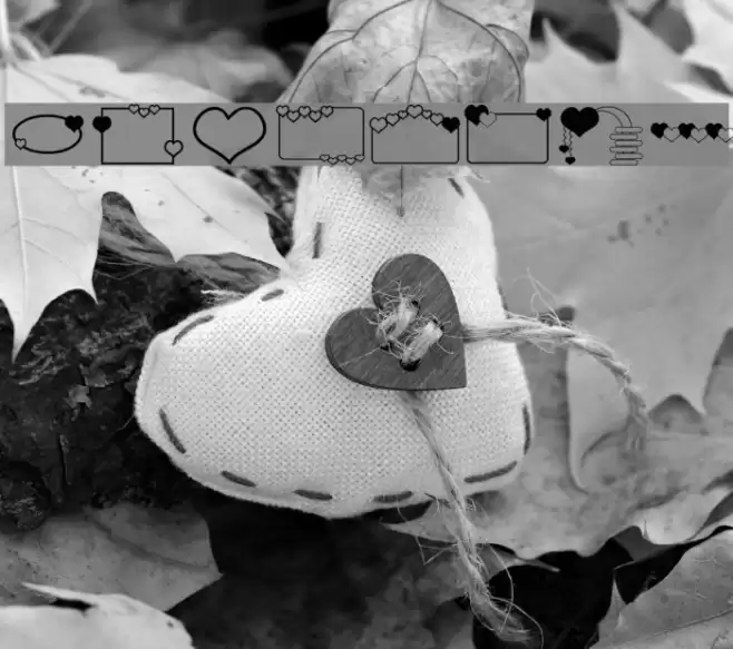 ap_hearts Font examples