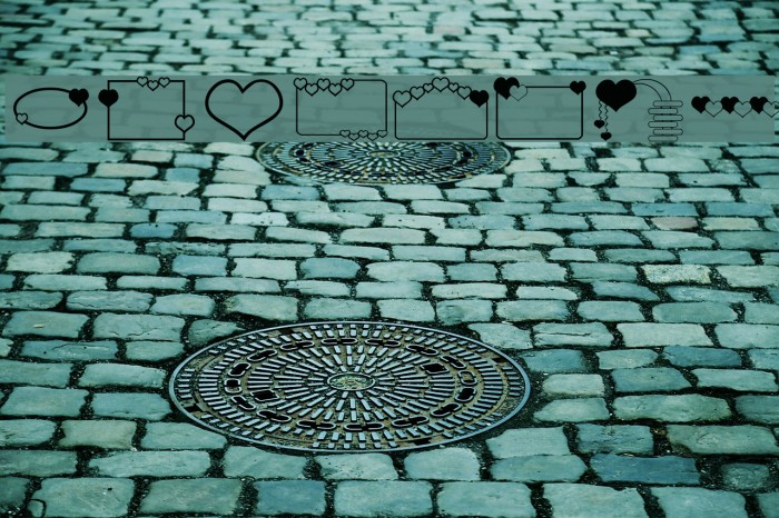 ap_hearts Font examples